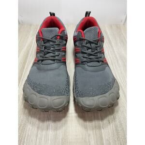 Oranginer Barefoot Shoes Mens US 12 EU 46 Gray Red Minimalist Cross Training